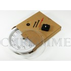 Kit de relógio de parede com embalagem para personalização com 5 unidades COR: BRANCO